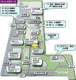 滋賀大学彦根キャンパス内地図(424,450)