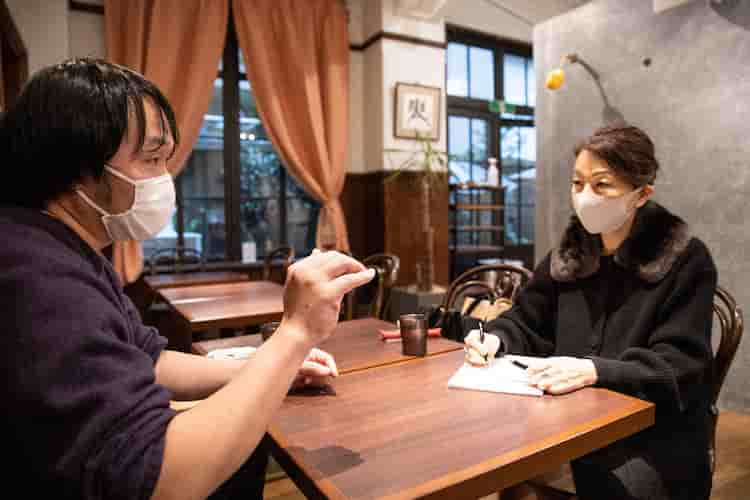 Kuroda in conversation with the author