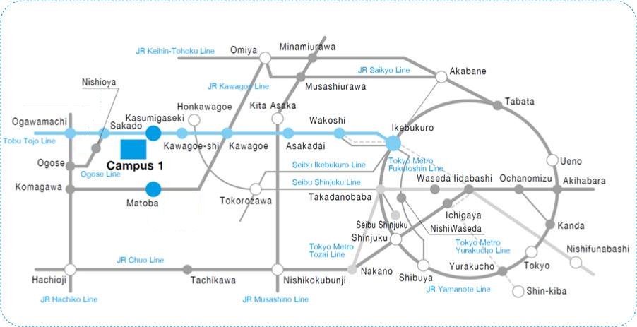 Access Map (Matoba / Kasumigaseki Stations)